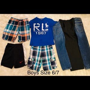 Boys Clothing Lot Size 6/7